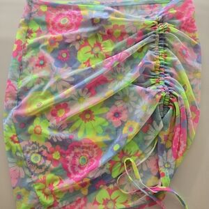 Floral Mini Skirt - Multicolor